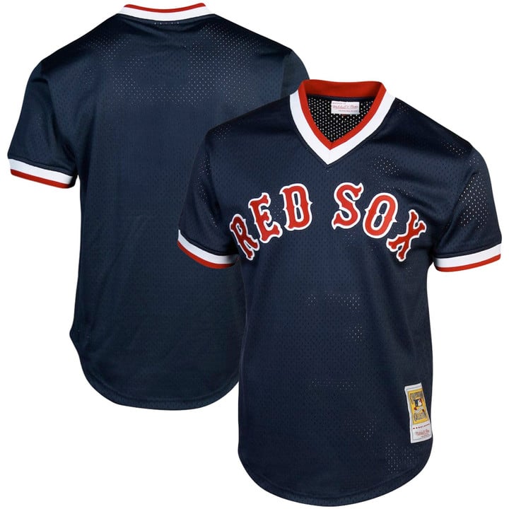 Team Jersey Boston Red Sox Throwback Cooperstown Collection Stitched
