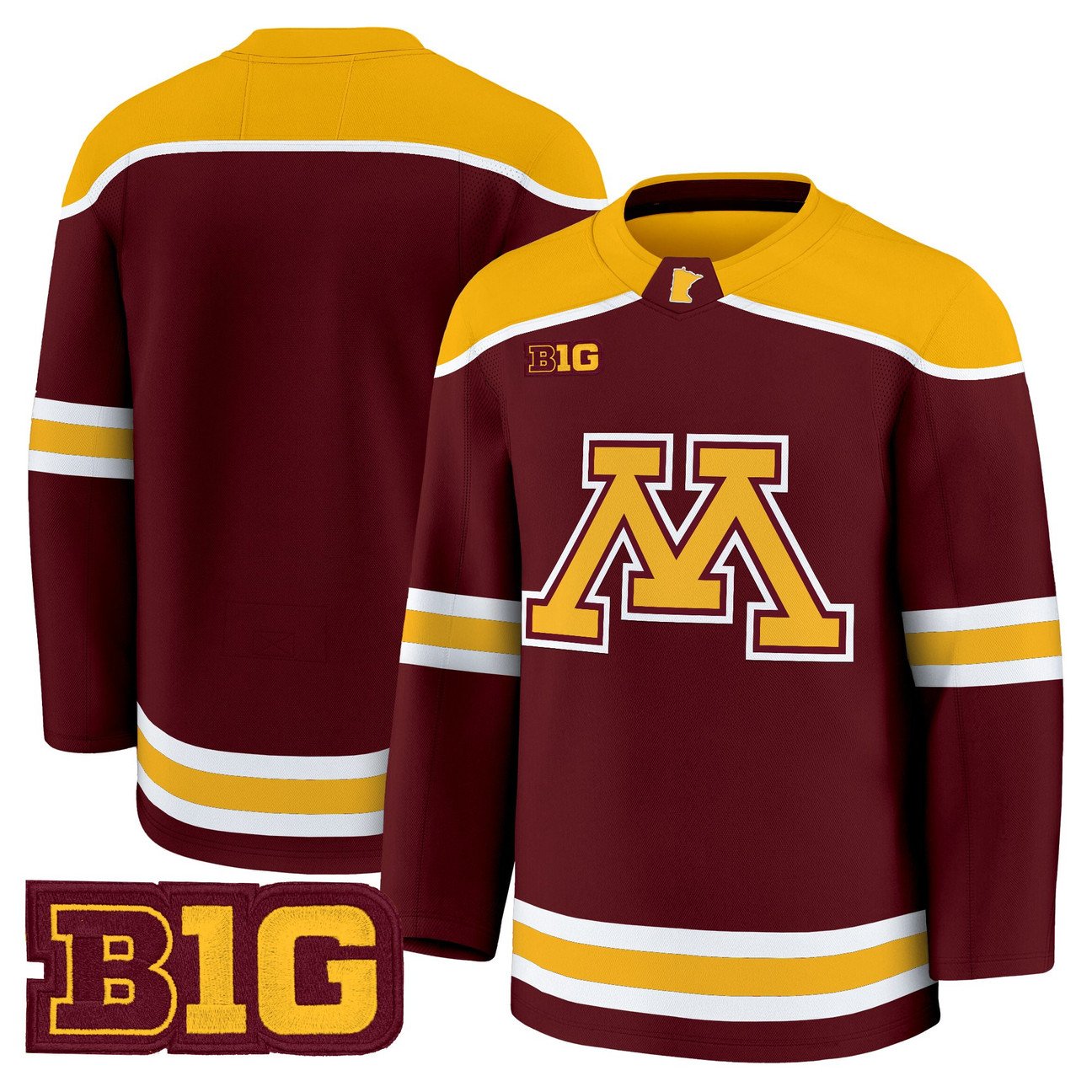 Team Jersey Minnesota Golden Gophers 2025-26 Premium Stitched Gold