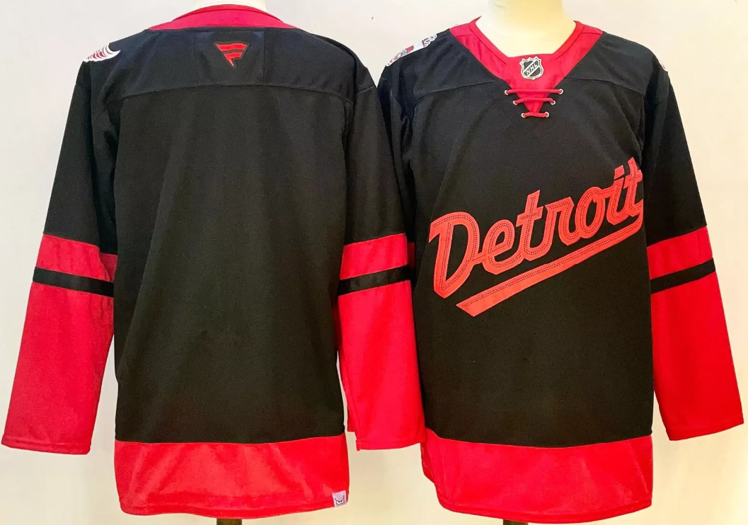 Team Jersey No Name Detroit Red Wings 2025 Stadium Series Stitched