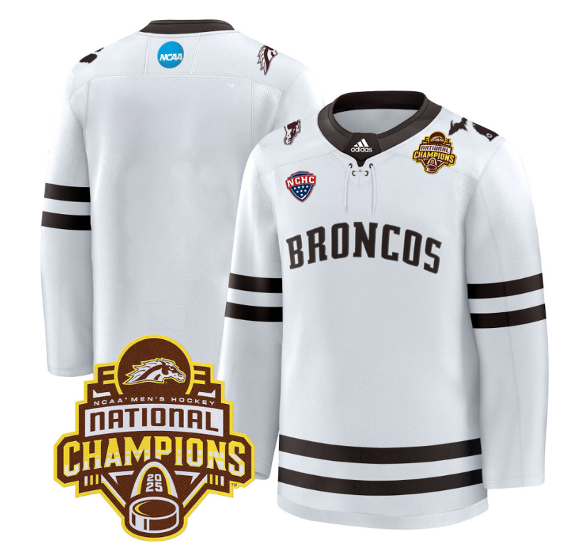 Team Jersey No Number Western Michigan Broncos 2025 National Champions Patch Stitched