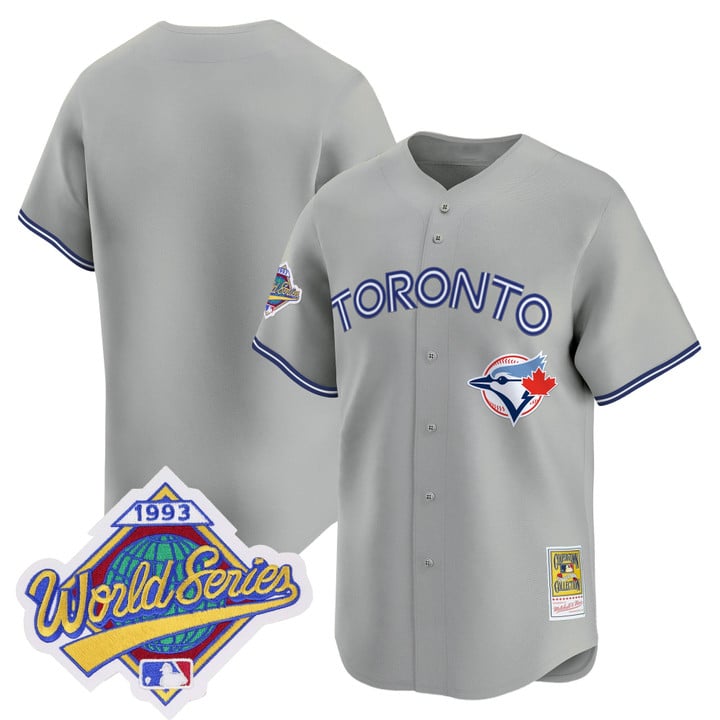 Team Jersey Toronto Blue Jays 1993 World Series Throwback Stitched