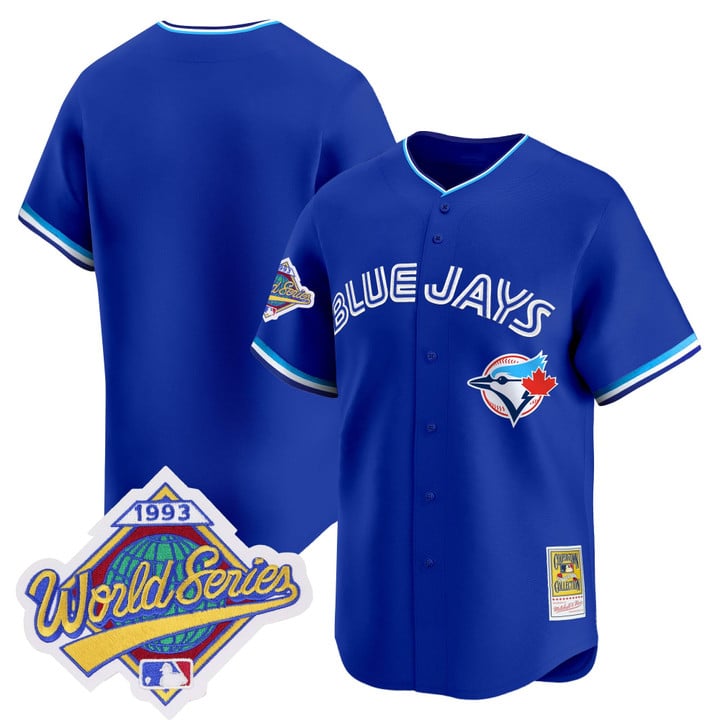 Team Jersey Toronto Blue Jays 1993 World Series Throwback Stitched