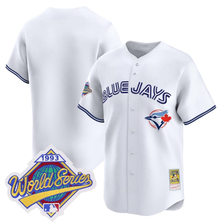 Team Jersey Toronto Blue Jays 1993 World Series Throwback Stitched
