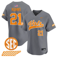 Tegan Kuhns Jersey #21 Tennessee Vols 2026 Smokey Grey Series Stitched