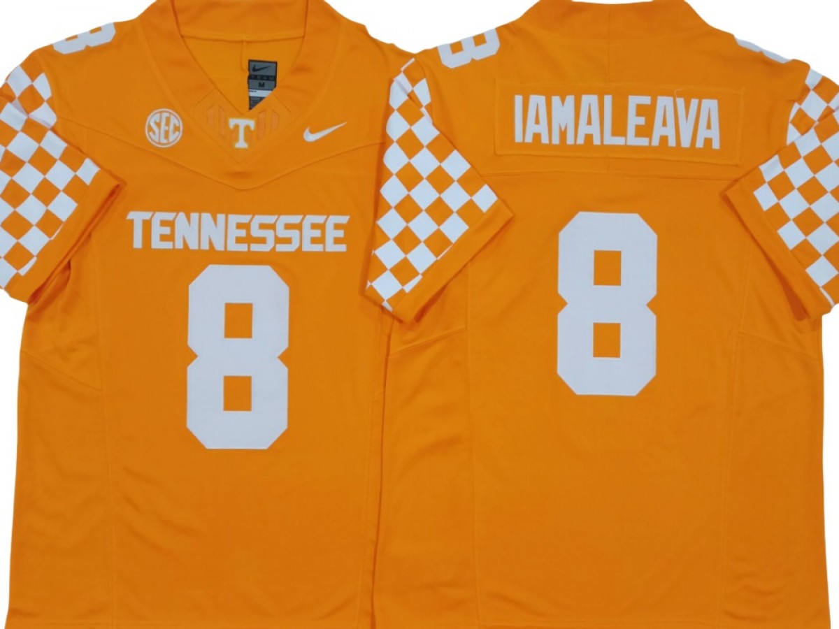 Tennessee Volunteers #8 Nico Iamaleava Vapor F.U.S.E. Limited Football Jersey Stitched