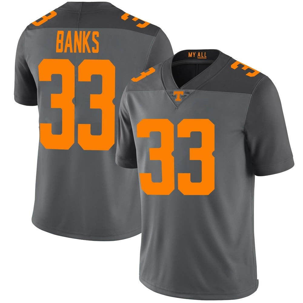 Tennessee Volunteers Jeremy Banks Jersey #33 College Football Stitched