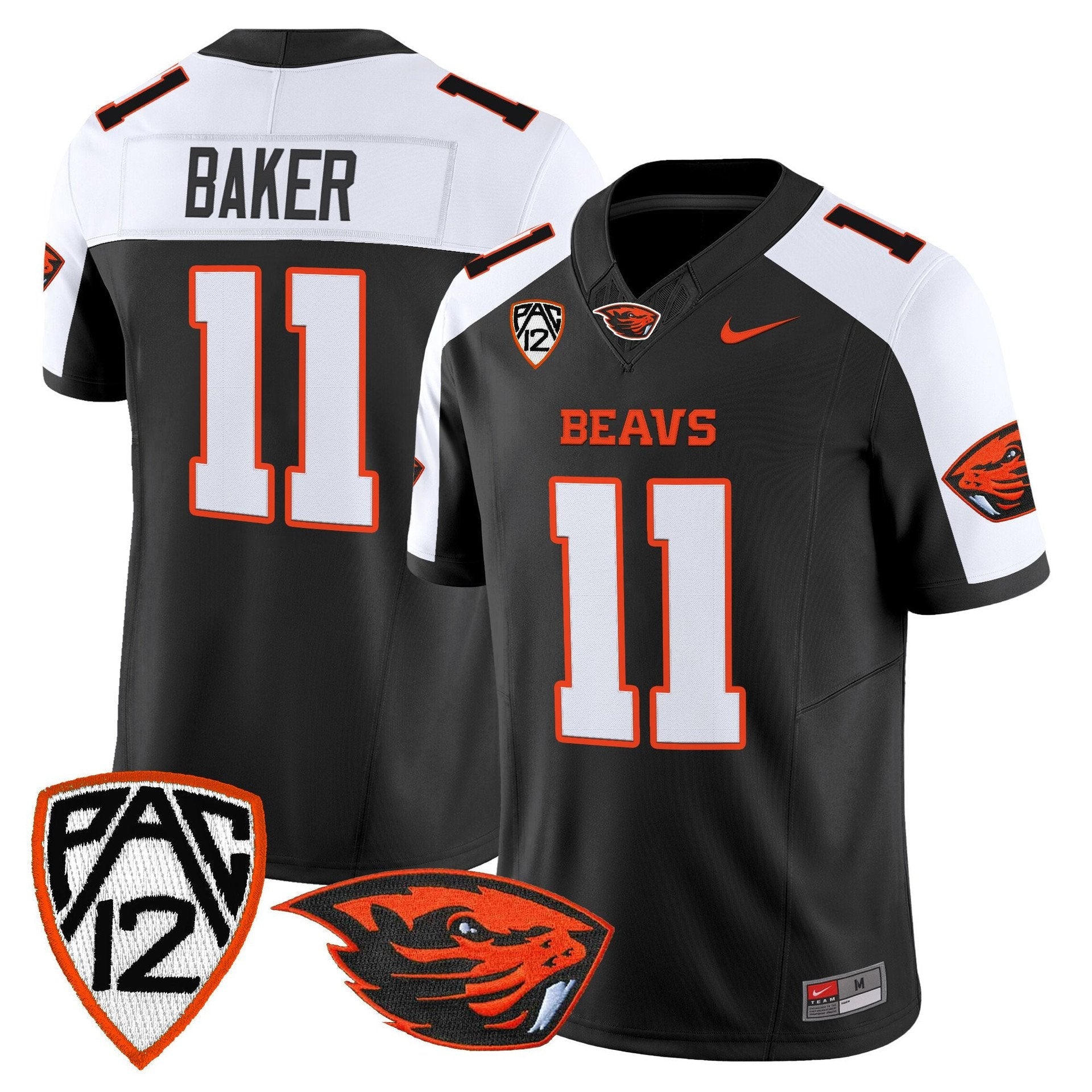 Terry Baker Jersey #11 Oregon State Beavers 2025 Limited Stitched