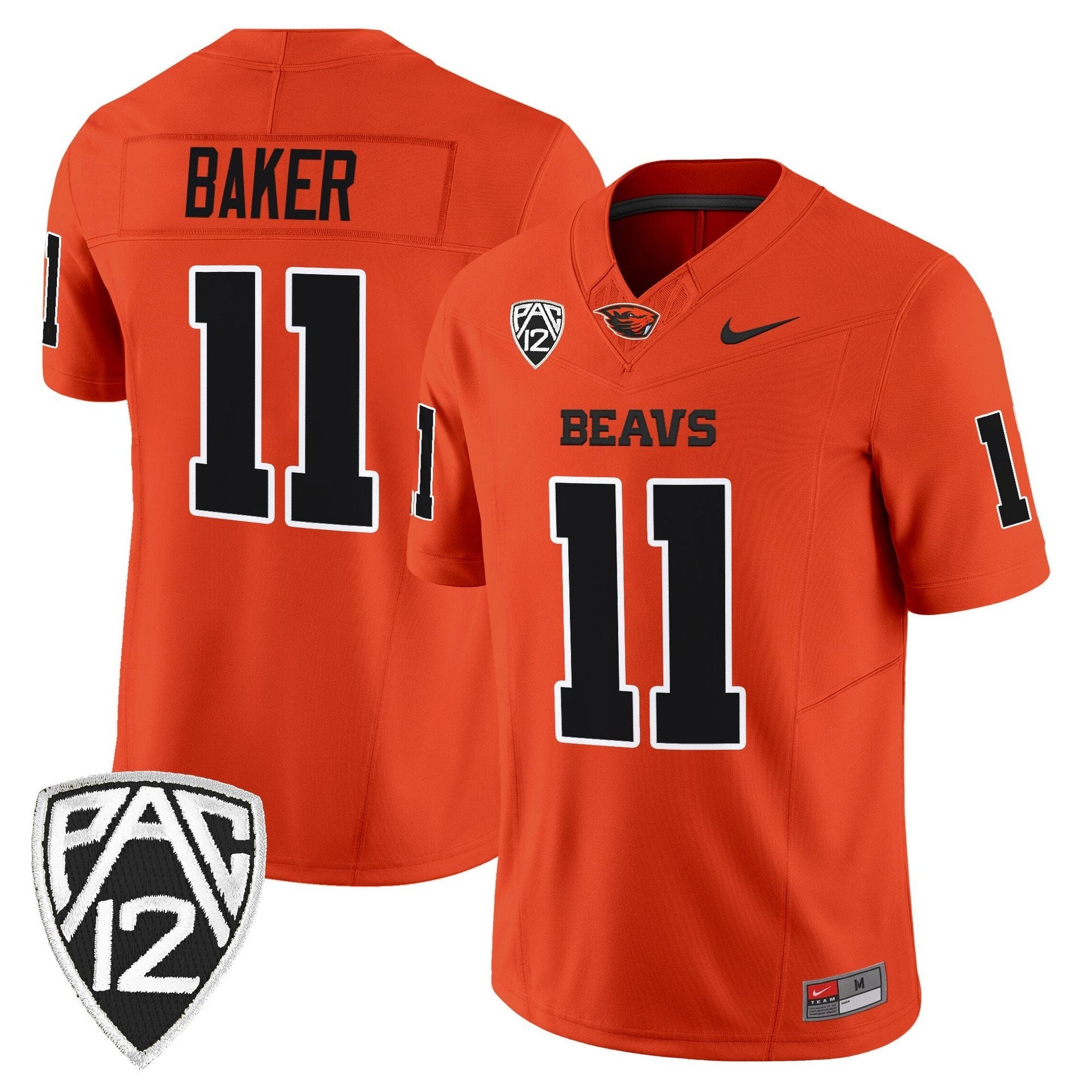 Terry Baker Jersey #11 Oregon State Beavers 2025 Limited Stitched