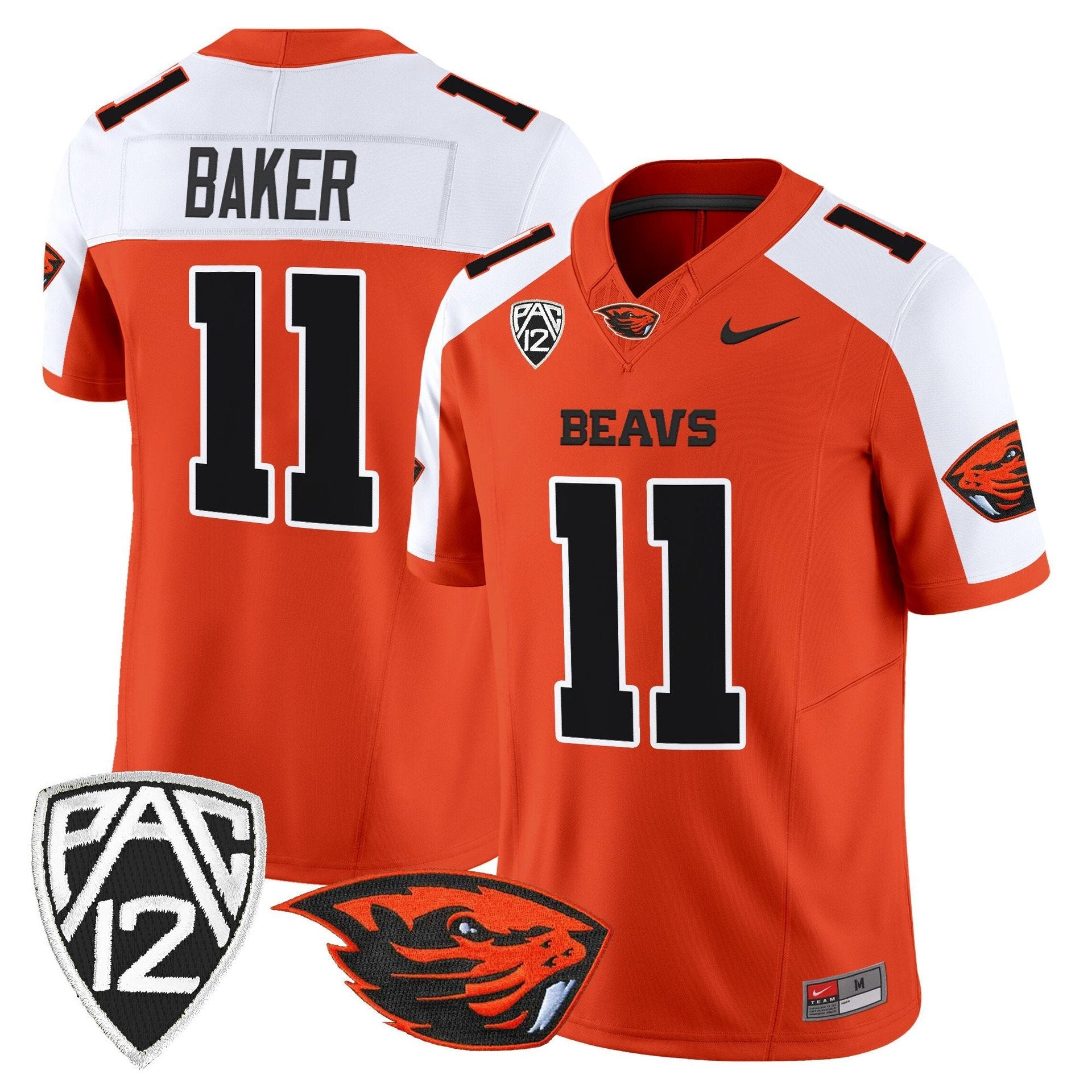 Terry Baker Jersey #11 Oregon State Beavers 2025 Limited Stitched