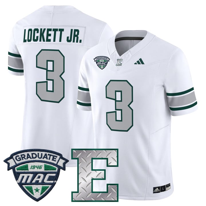 Terry Lockett Jr Jersey #3 Eastern Michigan Eagles 2025 Limited Stitched