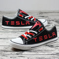 Tesla Canvas Sneakers Shoes For Men Women Fans