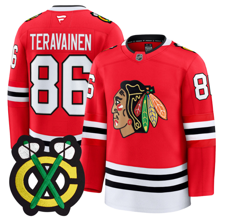 Teuvo Teravainen Jersey #86 Chicago Blackhawks Premium All Stitched