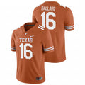 Texas Longhorn #16 Ben Ballard College Football Jersey Stitched Orange