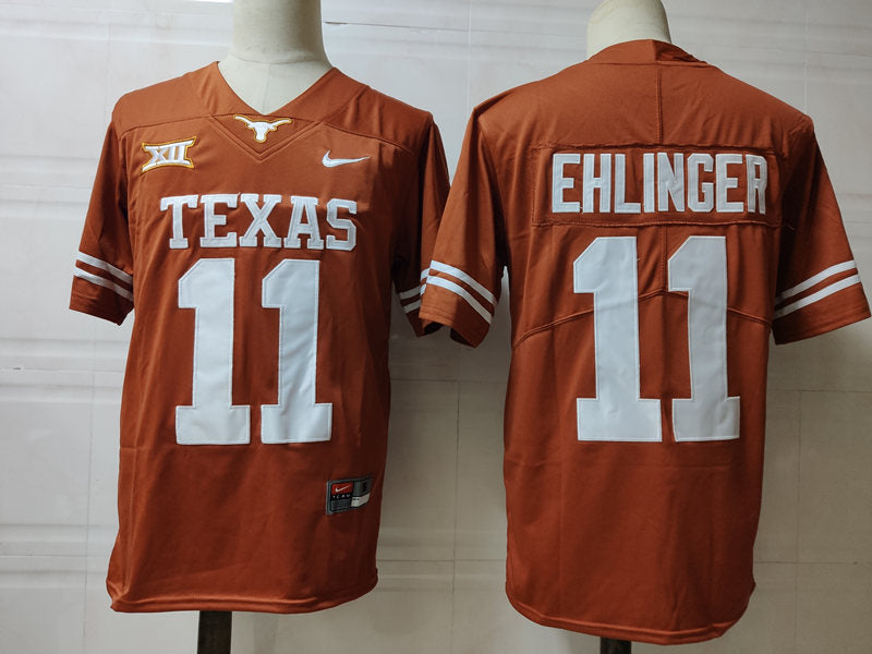 Texas Longhorns #11 Sam Ehlinger College Football Jersey Stitched
