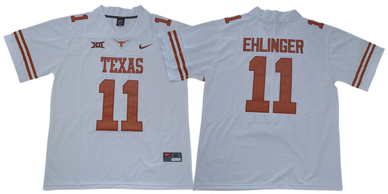 Texas Longhorns #11 Sam Ehlinger College Football Jersey Stitched