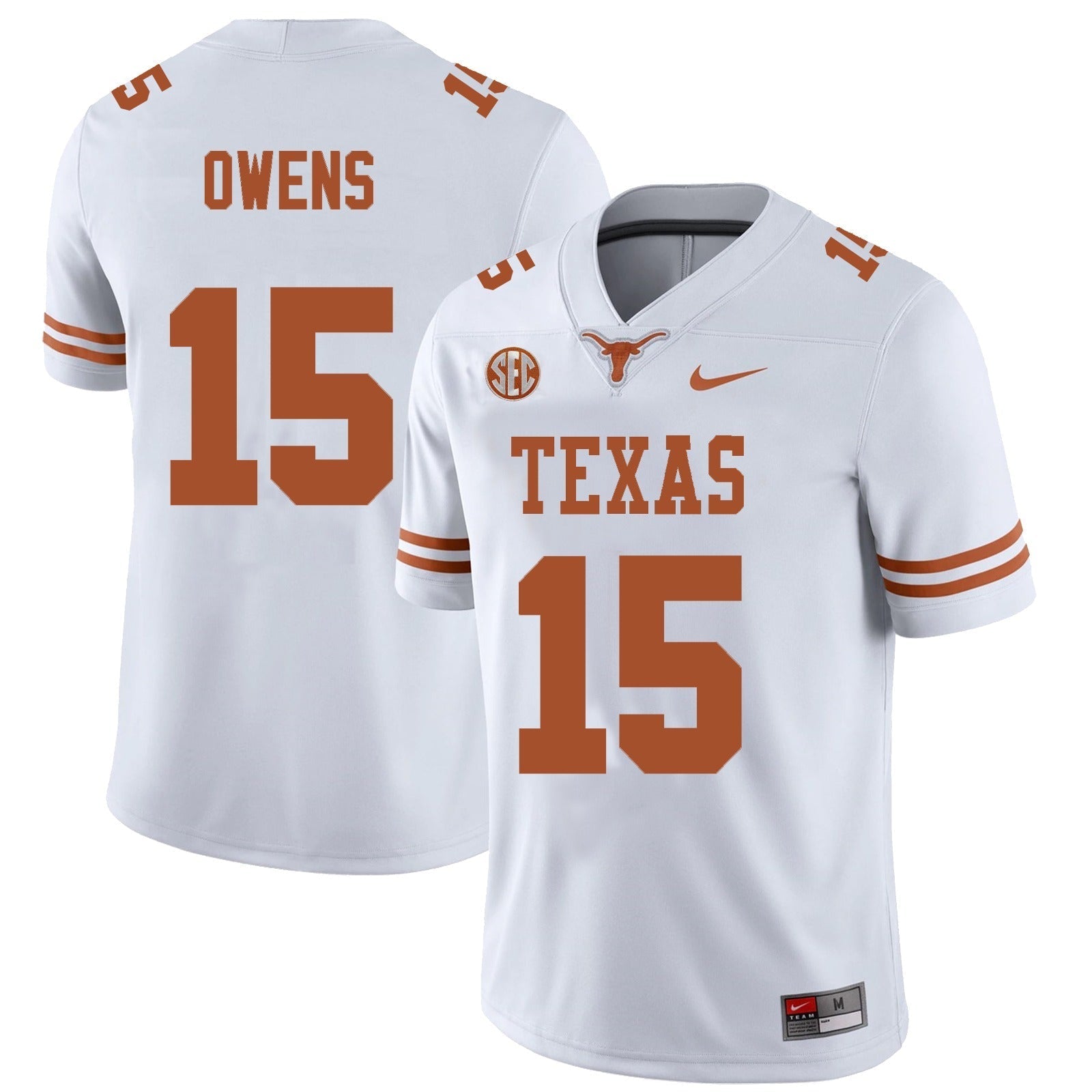 Texas Longhorns #15 Trey Owens College Football Jersey Stitched