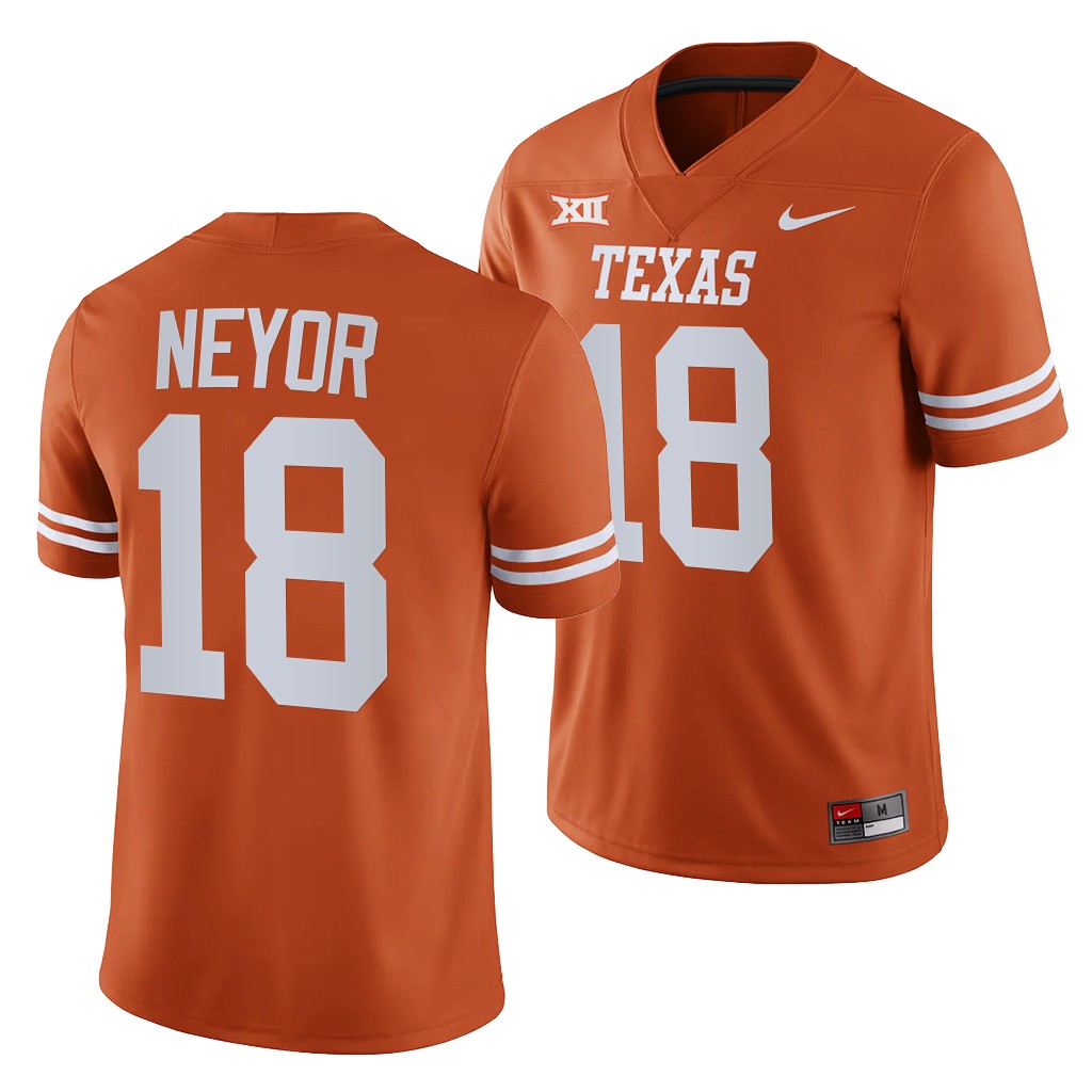 Texas Longhorns #18 Isaiah Neyor College Football Jersey Stitched
