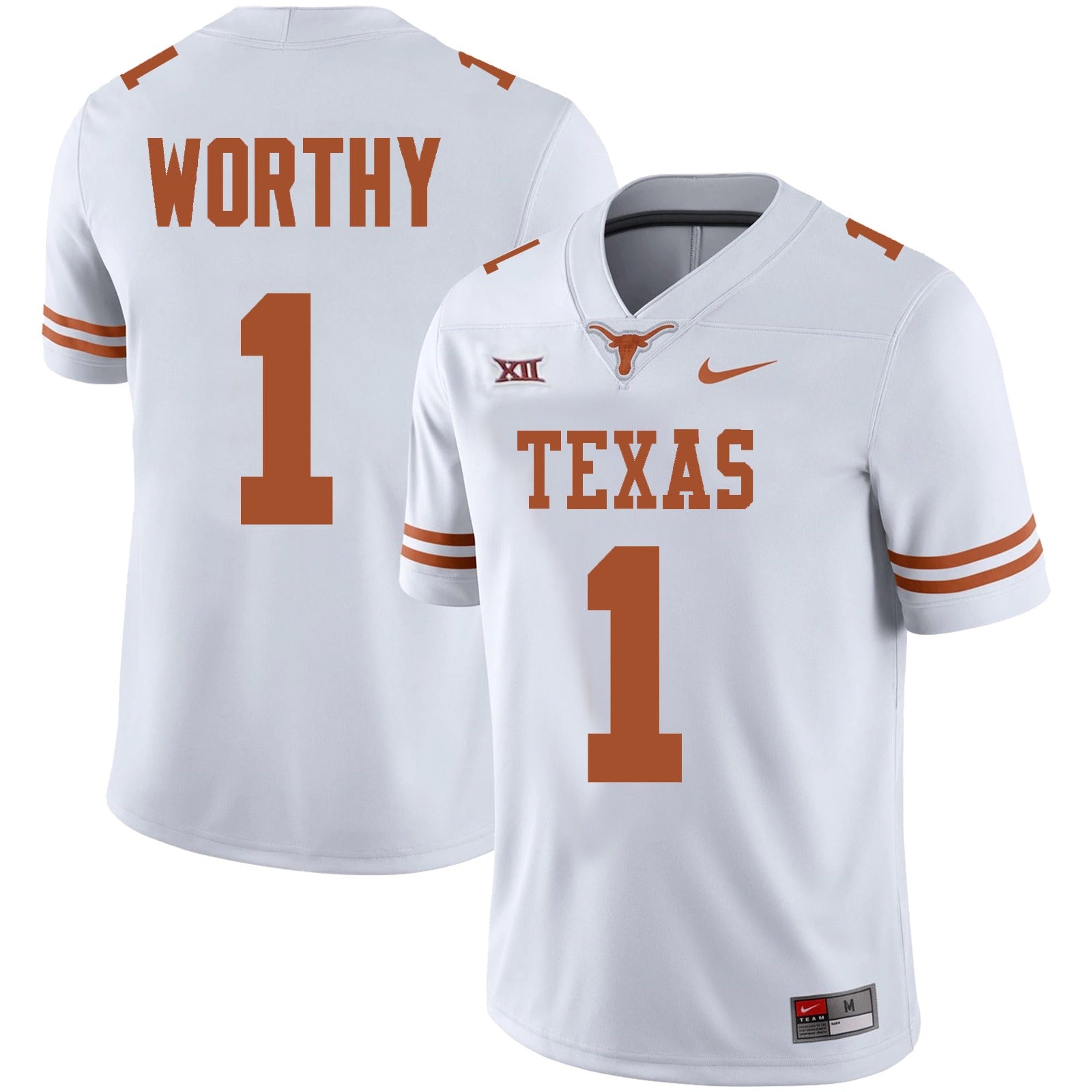 Texas Longhorns #1 Xavier Worthy College Football Jersey Stitched
