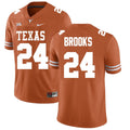 Texas Longhorns #24 Jonathon Brooks College Football Jersey Stitched