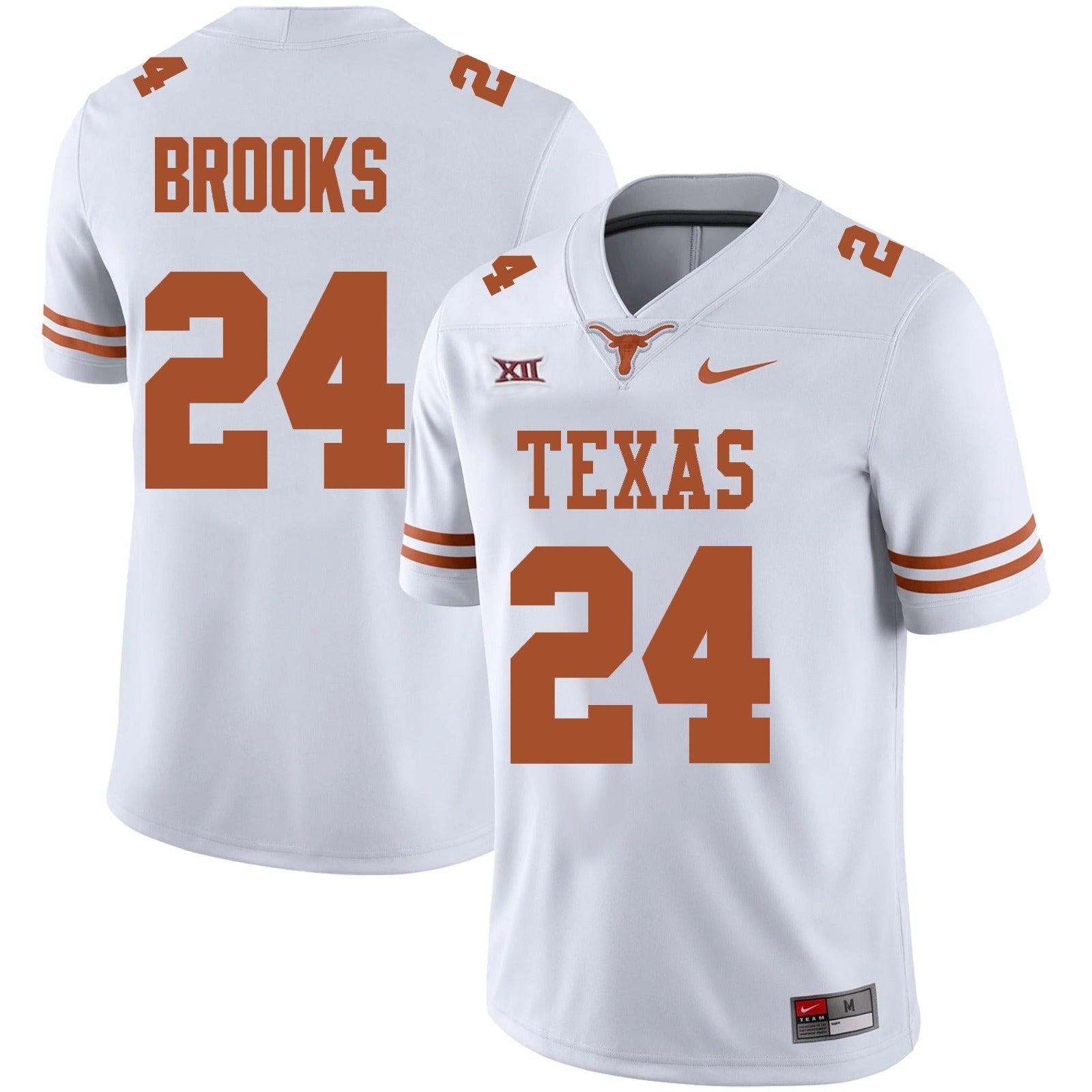 Texas Longhorns #24 Jonathon Brooks College Football Jersey Stitched