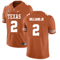 Texas Longhorns #2 Derek Williams Jr. College Football Jersey Stitched