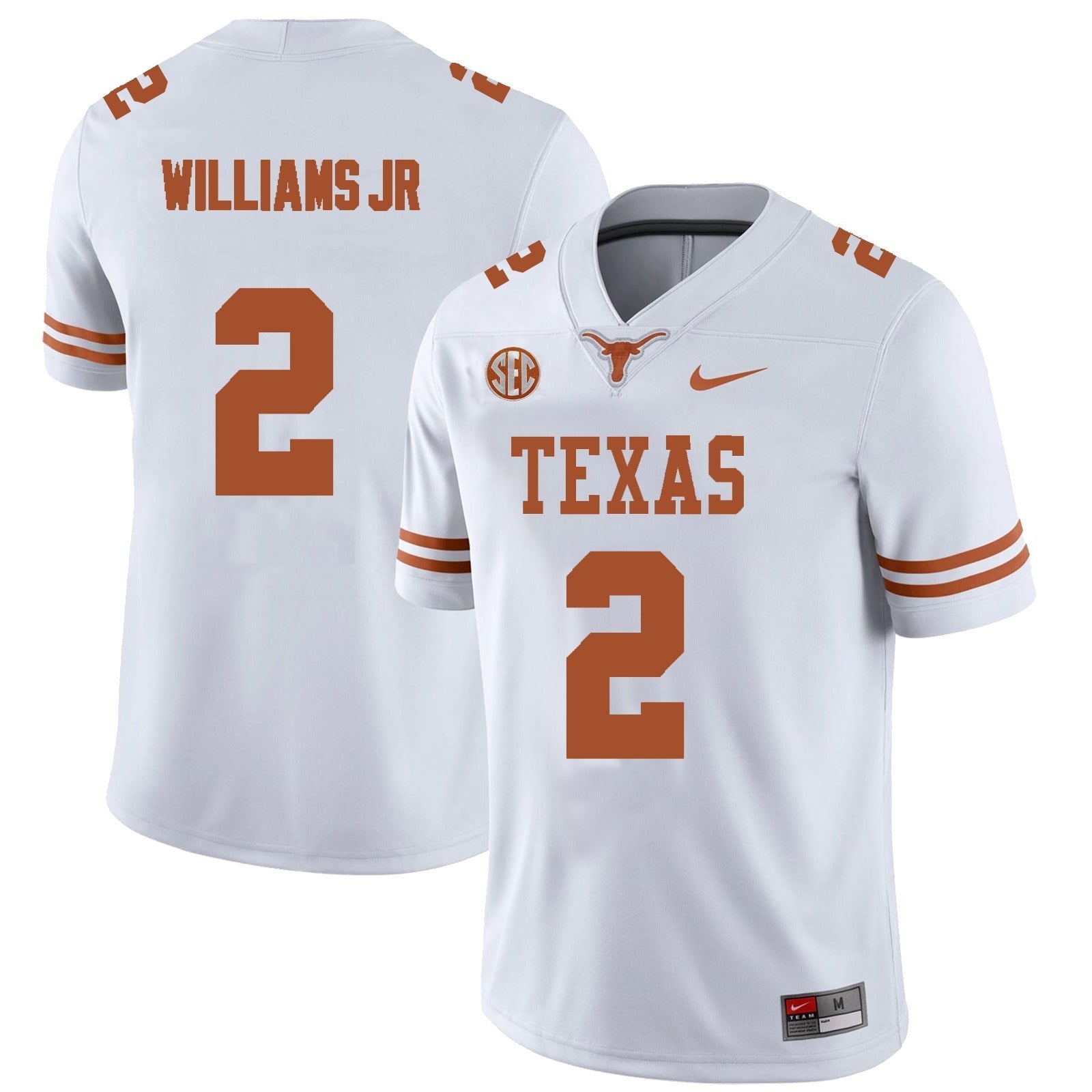 Texas Longhorns #2 Derek Williams Jr. College Football Jersey Stitched
