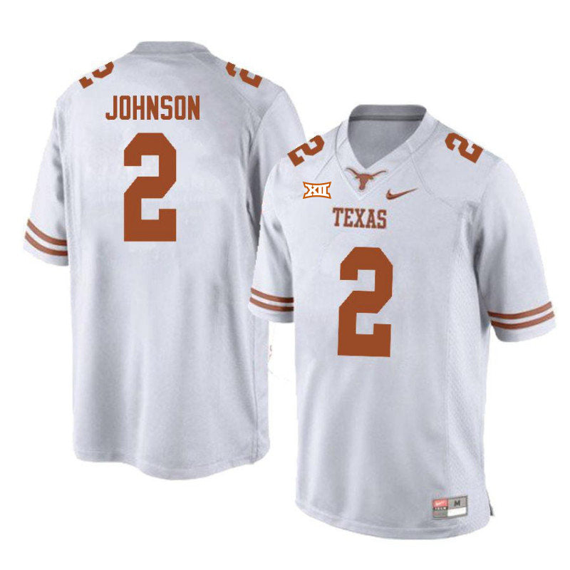Texas Longhorns #2 Roschon Johnson College Football Jersey Stitched
