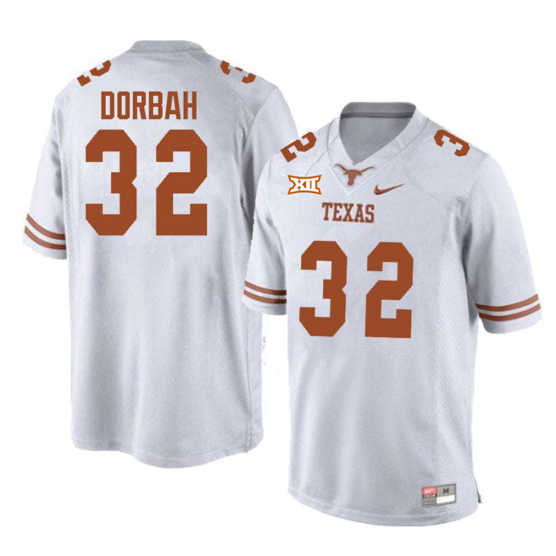 Texas Longhorns #32 Prince Dorbah College Football Jersey Stitched