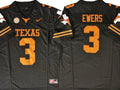 Texas Longhorns #3 Quinn Ewers Vapor F.U.S.E. Limited Jersey - Texas logo