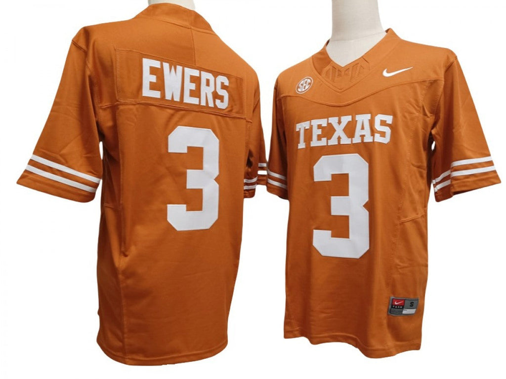 Texas Longhorns #3 Quinn Ewers Vapor F.U.S.E. Limited Jersey