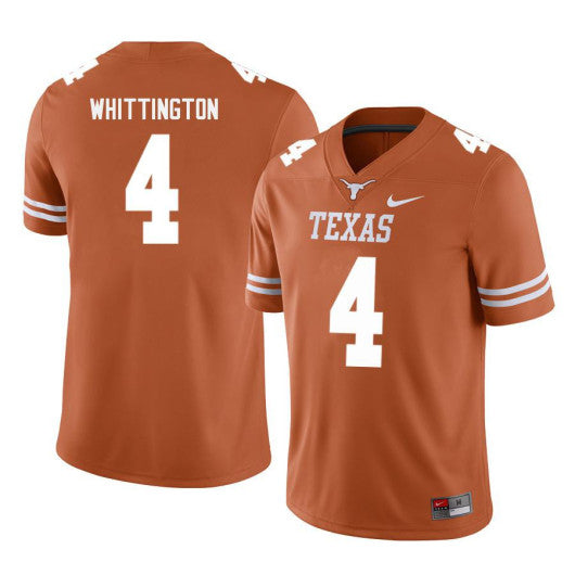 Texas Longhorns #4 Jordan Whittington College Football Jersey Stitched