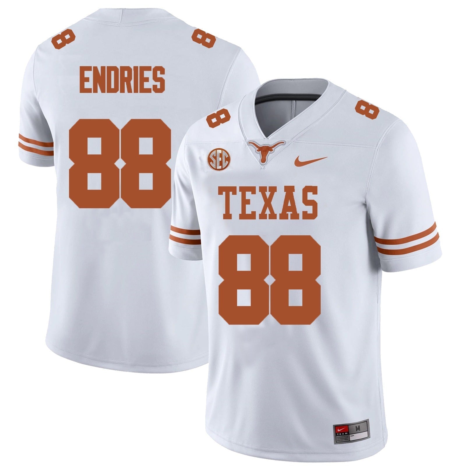 Texas Longhorns #88 Jack Endries College Football Jersey Stitched