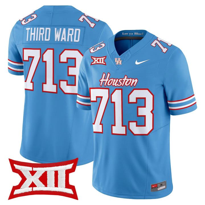 Third Ward Jersey #713 Houston Cougars 2025 Oilers Inspired Stitched
