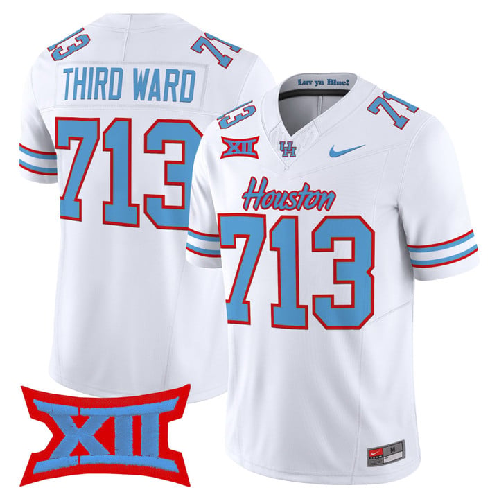 Third Ward Jersey #713 Houston Cougars 2025 Oilers Inspired Stitched