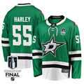 Thomas Harley 55 Dallas Stars 2025 STANLEY CUP Final Patch Home Men Jersey Black
