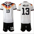 Thomas Müller Jersey #13 Germany Team 2025-26 White Home Soccer Suit