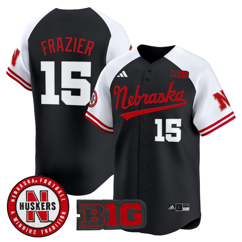 Tommie Frazier Jersey #15 Nebraska Cornhuskers 2025 Vapor Baseball