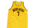 Toni Kucok Jersey #7 Jugoplastika Yugoslavia Basketball Yellow