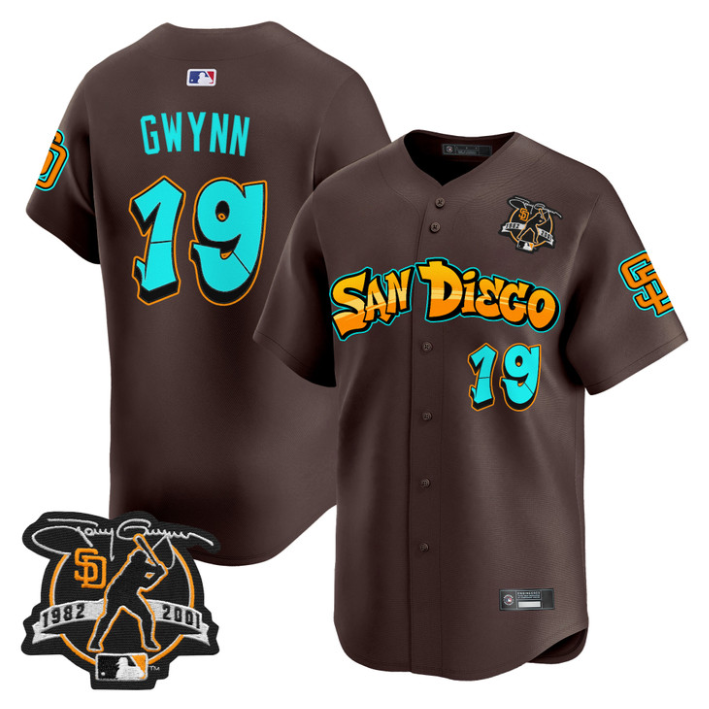 Tony Gwynn Jersey #19 San Diego Padres Graffiti Barrio Edition Stitched