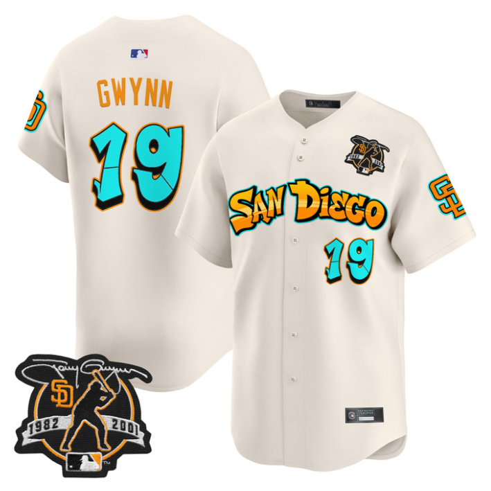Tony Gwynn Jersey #19 San Diego Padres Graffiti Barrio Edition Stitched