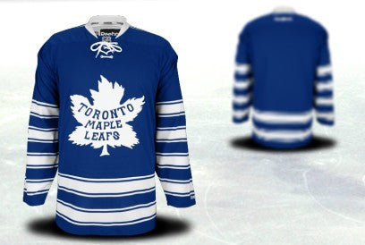 Toronto Maple Leafs Customized 2014 Winter Classic Blue Jersey Stitched