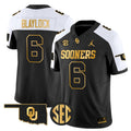 Tory Blaylock Jersey #6 Oklahoma Sooners 2025 Gold Limited Stitched