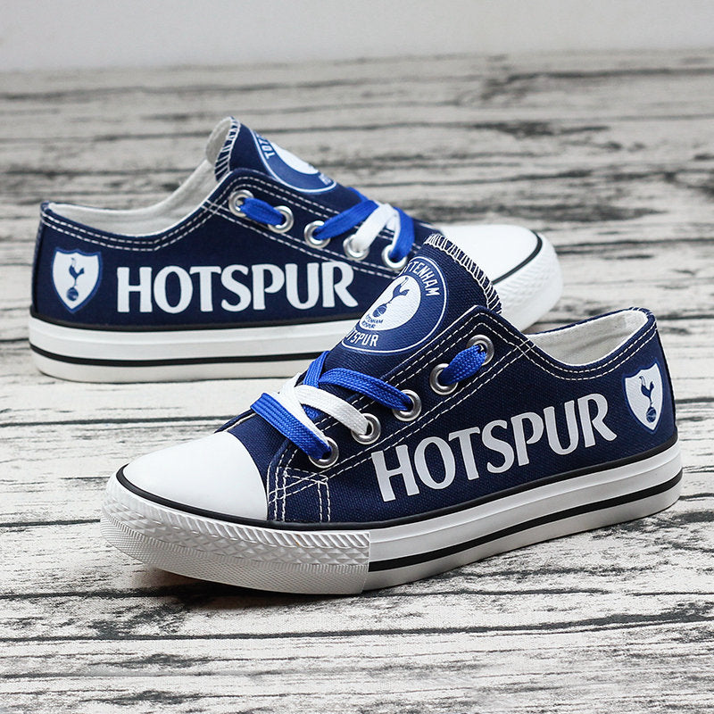 Tottenham Hotspur Low Top Canvas Sport Sneakers Shoes For Men Women Fans