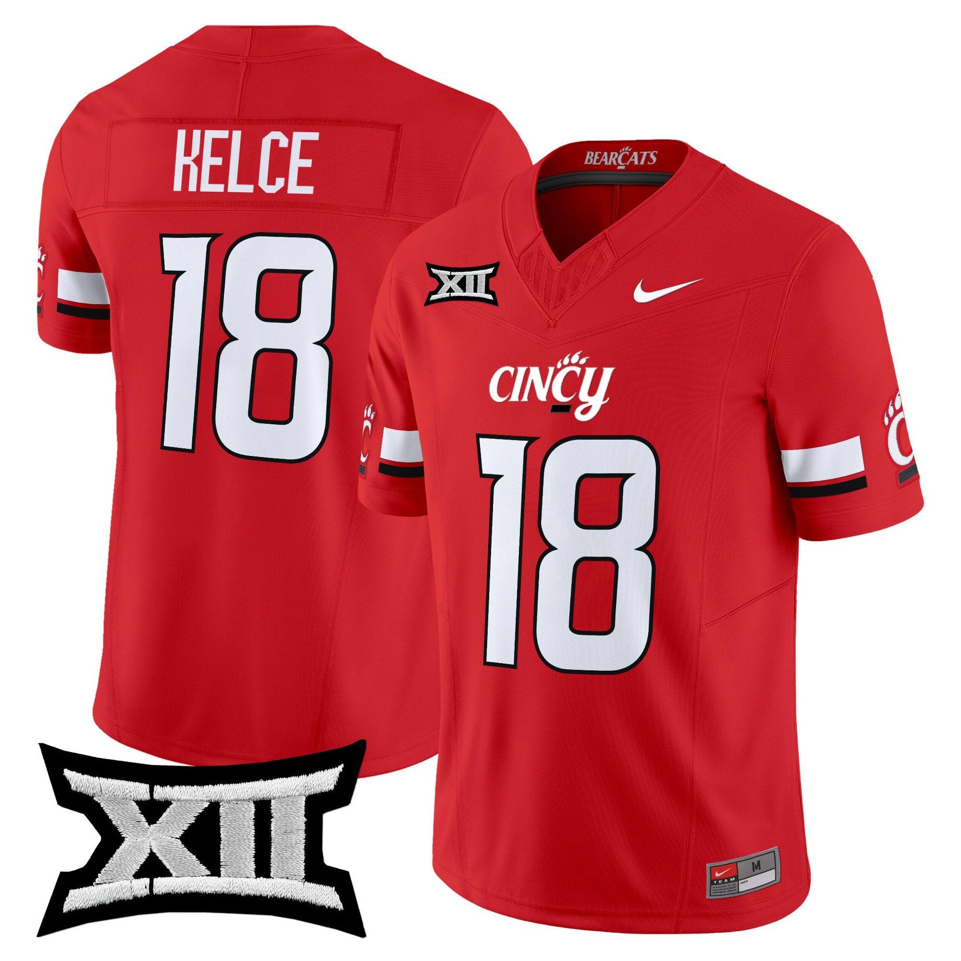 Travis Kelce Jersey #18 Cincinnati Bearcats 2025 Vapor Limited Stitched
