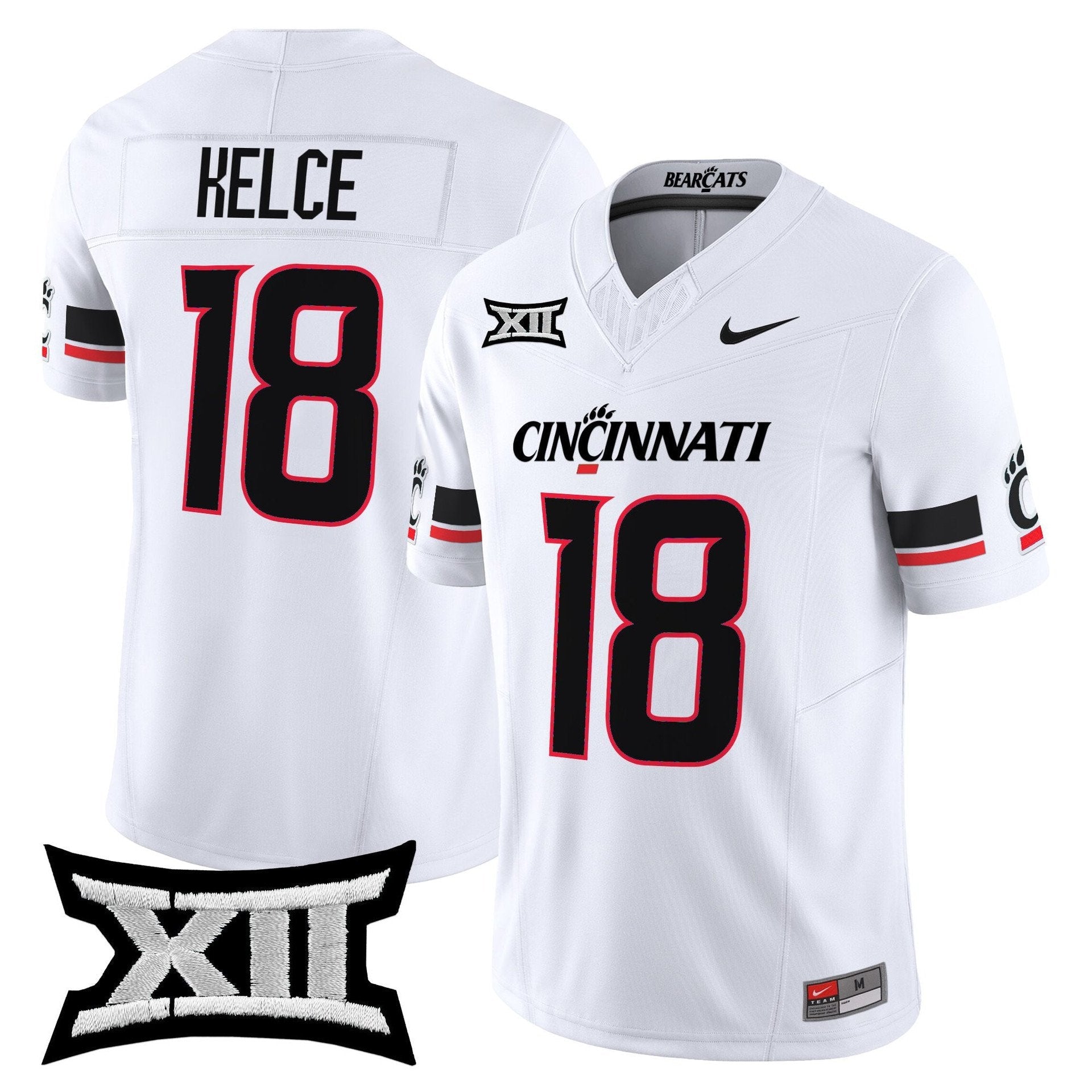 Travis Kelce Jersey #18 Cincinnati Bearcats 2025 Vapor Limited Stitched