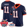 Trell Harris Jersey #11 Virginia Cavaliers 1995 Throwbacks Gator Bowl Stitched
