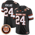 Trent Howland Jersey #24 Oklahoma State Cowboys 2025 Leslie O'neal Patch