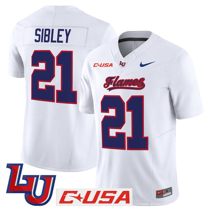 Treon Sibley Jersey #21 Liberty Flames 2025 Vapor Limited Stitched
