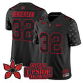 Treveyon Henderson Jersey #32 Ohio State Buckeyes Stranger Things Edition Stitched