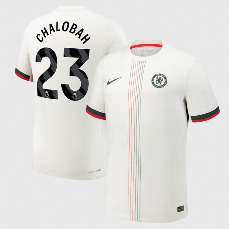 Trevoh Chalobah 23 Chelsea 2025-26 Away Jersey – White